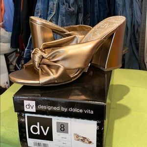 Dolce Vita Rose Gold Mule